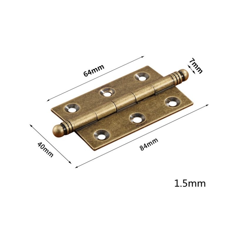 Concealed brass hinges