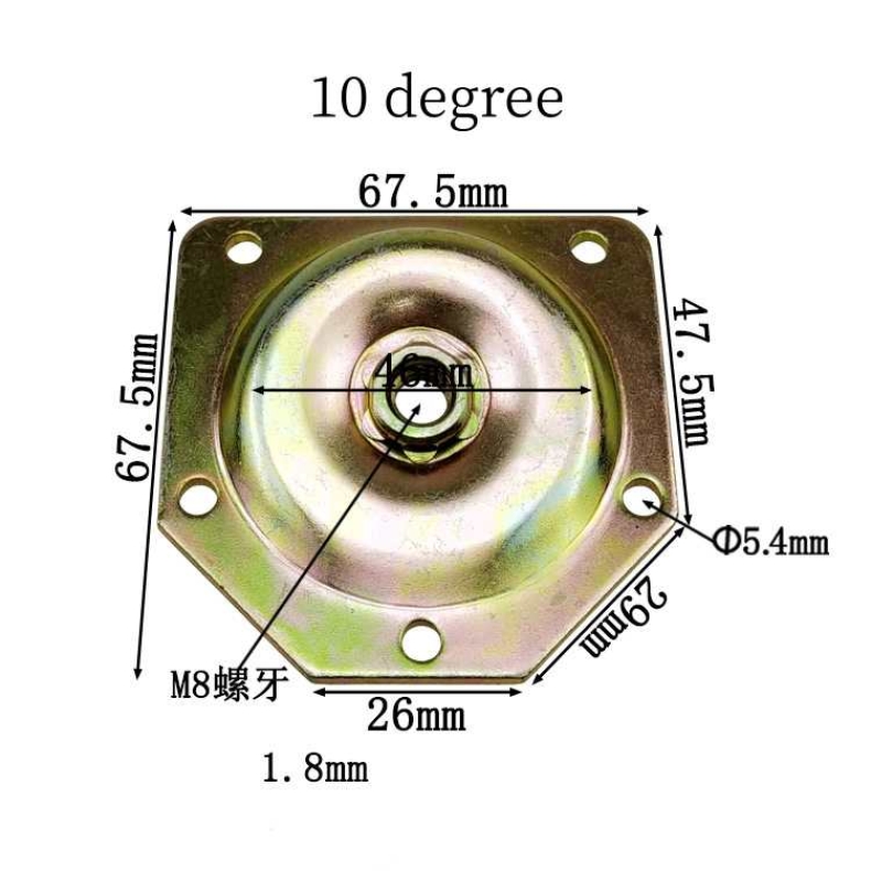Iron Furniture Leg Fixators