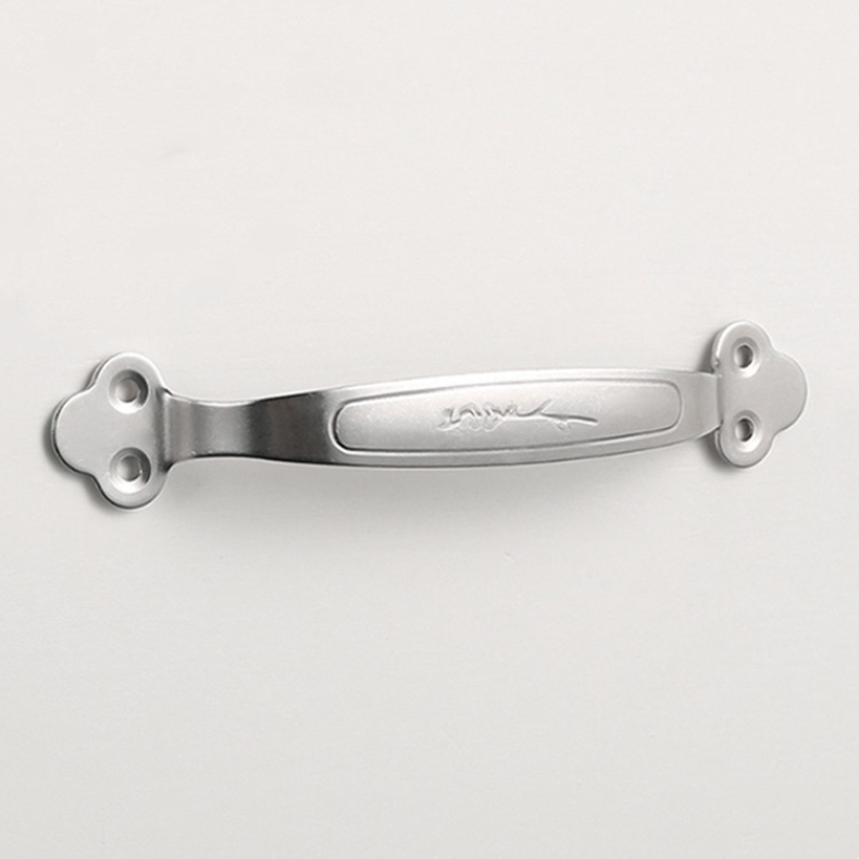 Stainless steel bow-shaped handles