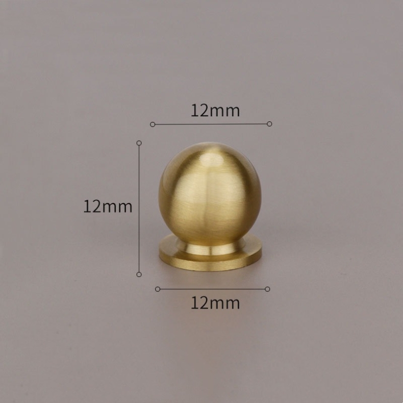 Brass spherical handle