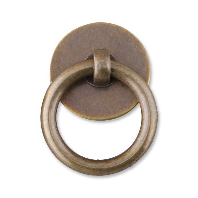 Brass drawer ring handle