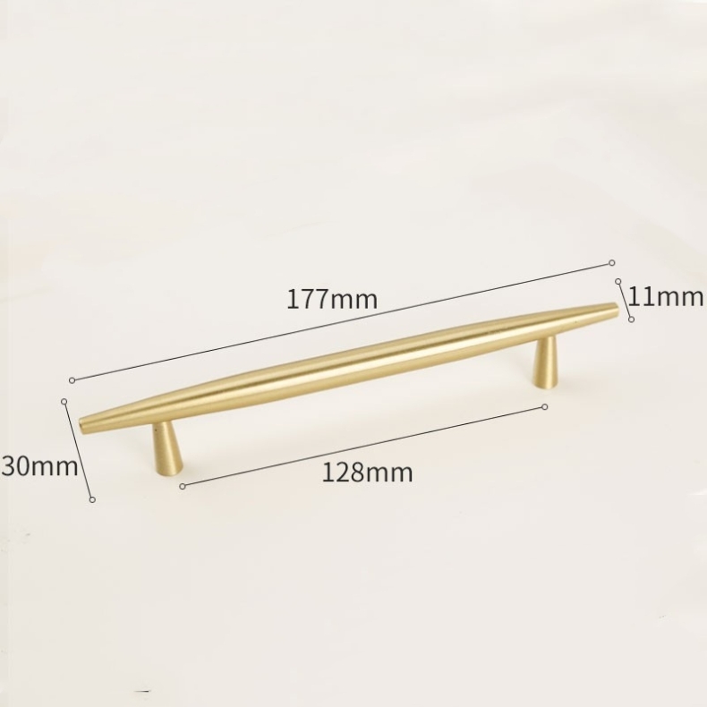 Luxury-Gold-Colored brass handle