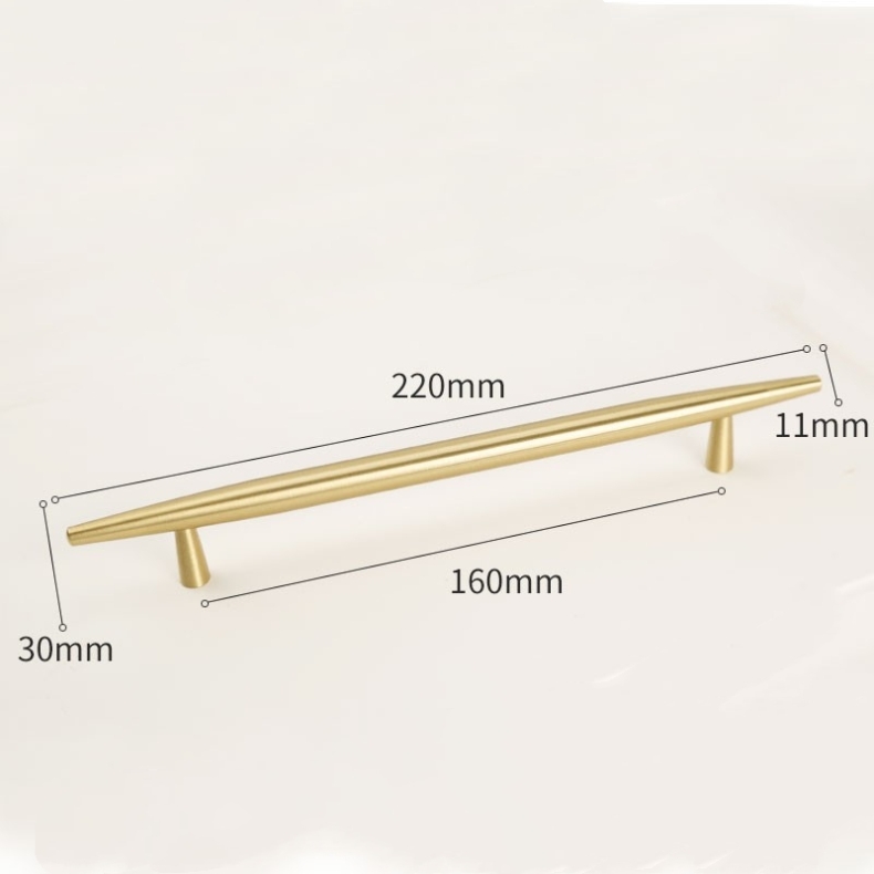 Luxury-Gold-Colored brass handle