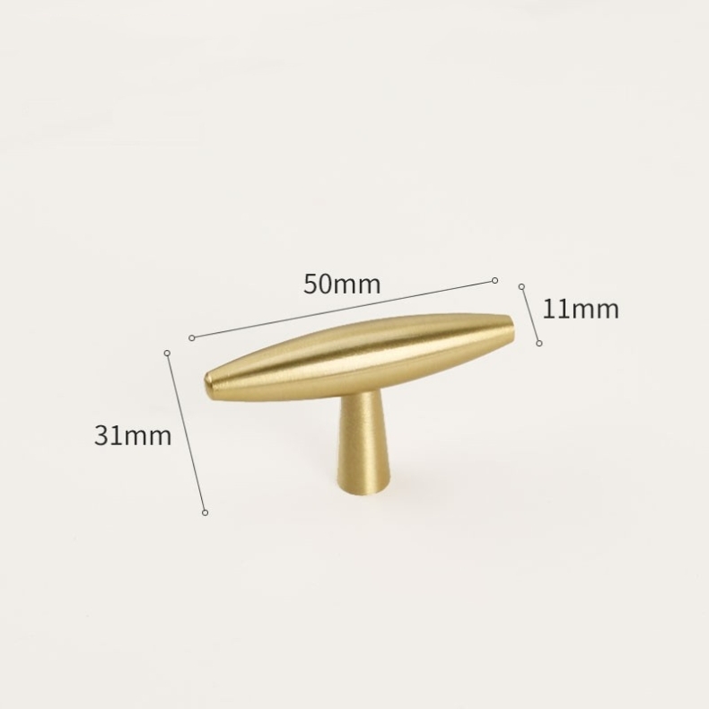 Luxury-Gold-Colored brass handle