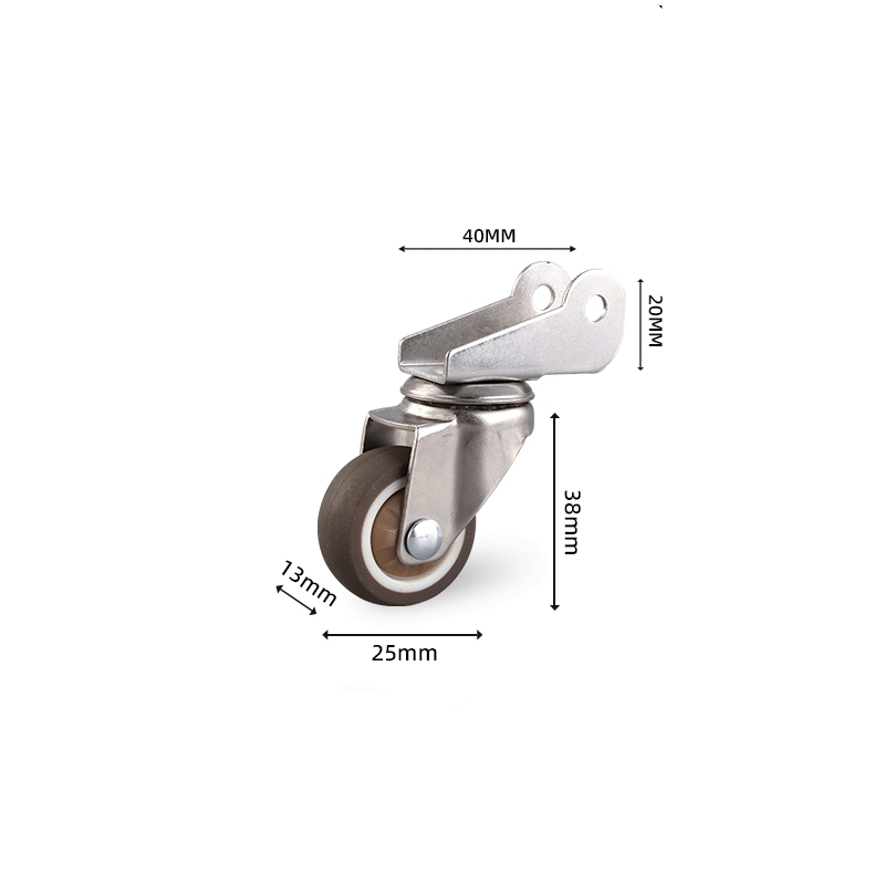 1-inch, 1.25-inch, 1.5-inch and 2-inch TPR J-shaped caster