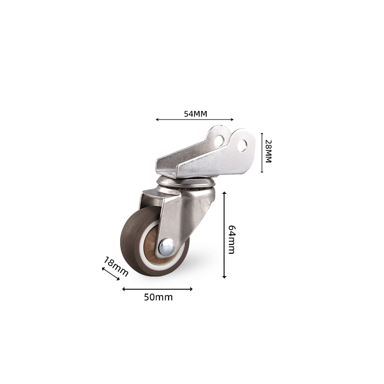 1-inch, 1.25-inch, 1.5-inch and 2-inch TPR J-shaped caster