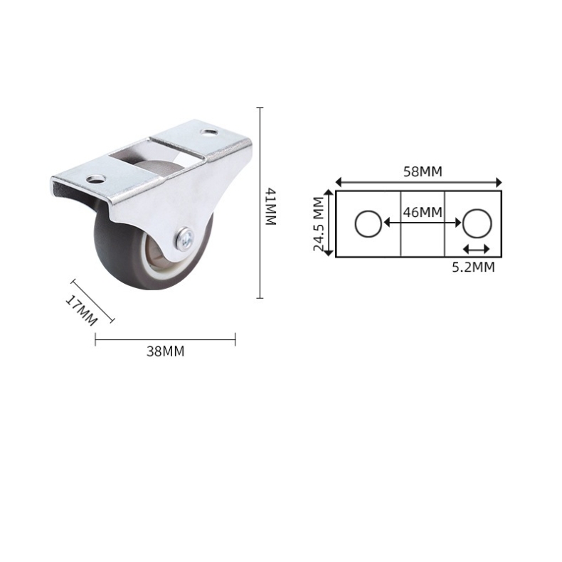 1-inch, 1.25-inch, 1.5-inch and 2-inch Drawer guide wheels