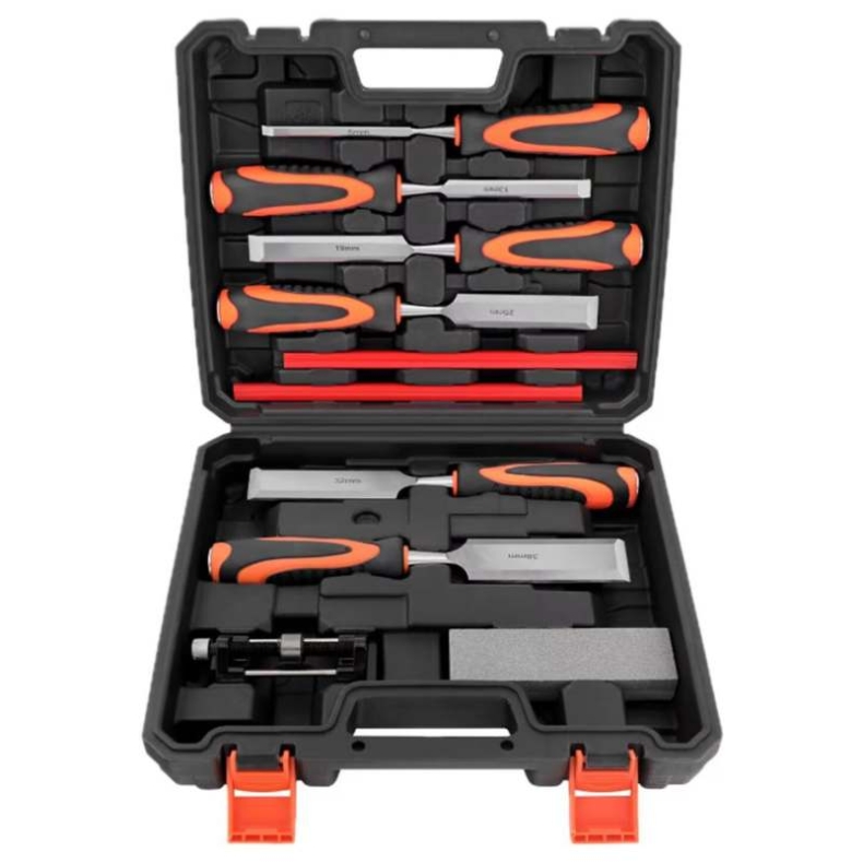 Woodworking chisel set
