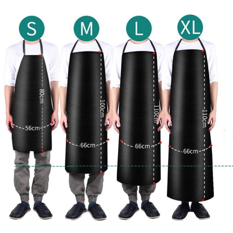 Waterproof and oil-proof PVC apron