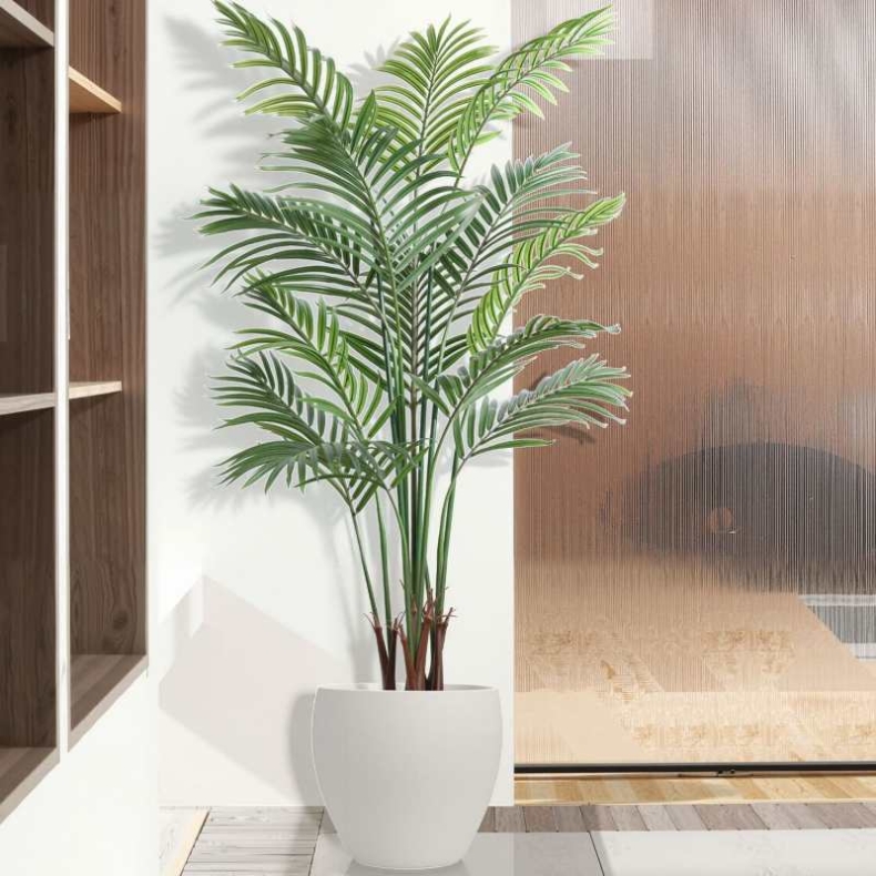 Large-diameter imitation cement plastic flower pot