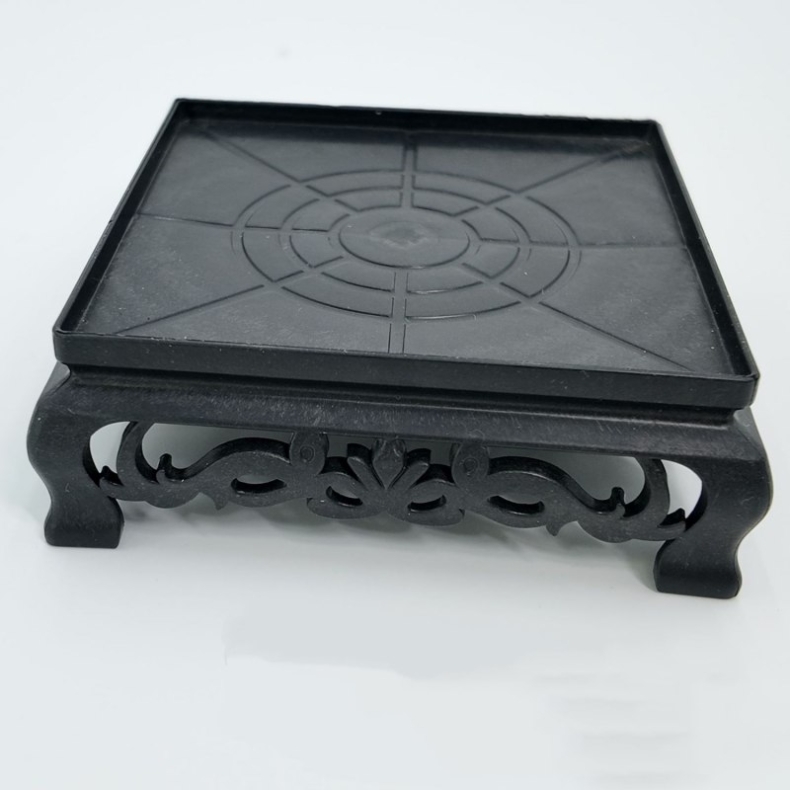 Square plastic flower pot holder