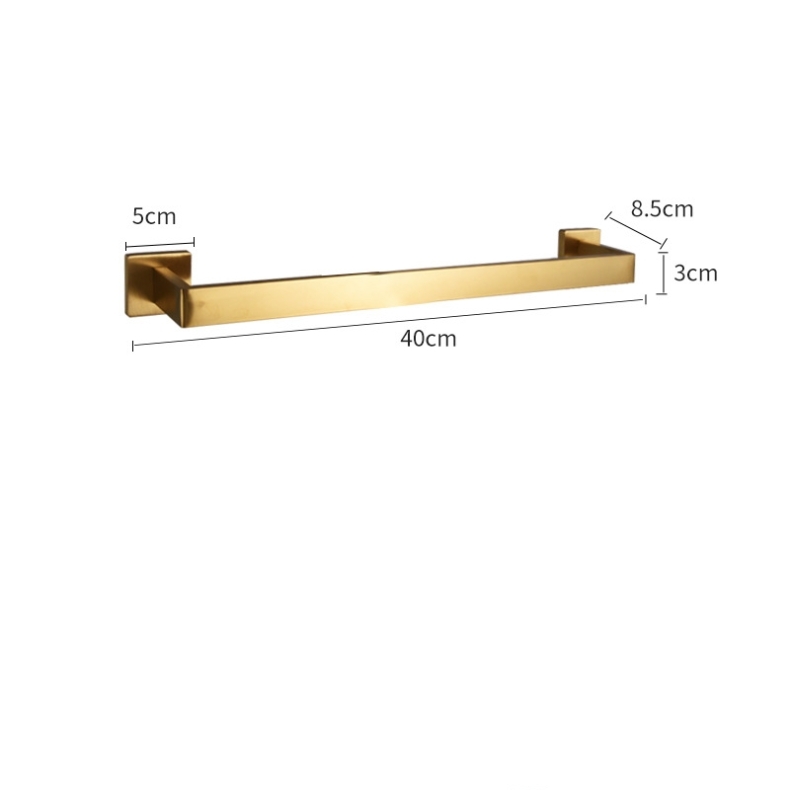 40cm length stainless steel towel bar