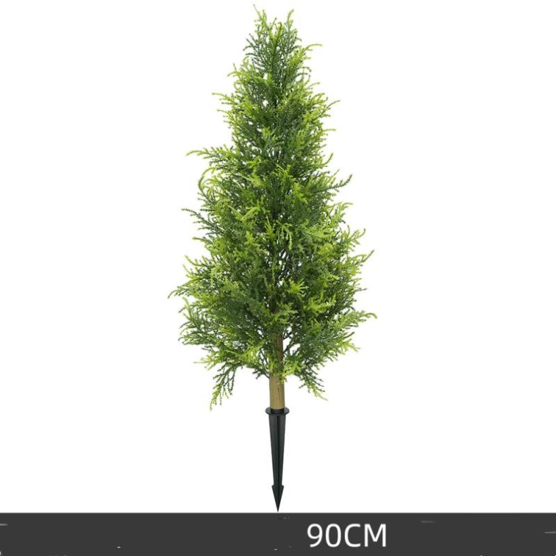 60-90cm realistic cypress tree for planting in the ground