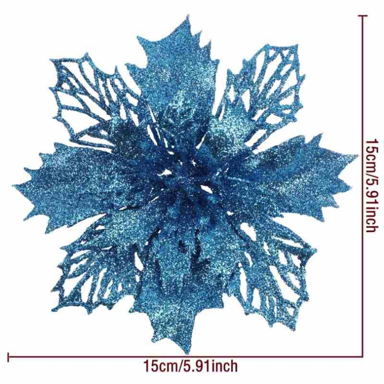 Artificial Christmas Flower Head Wholesale