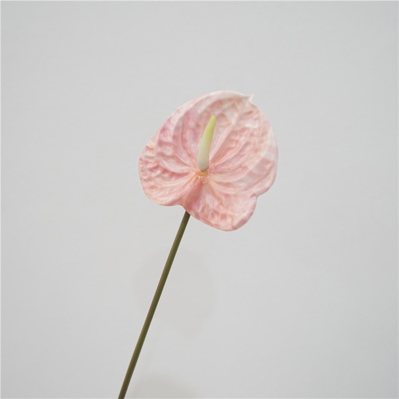 Multi-colored artificial anthurium