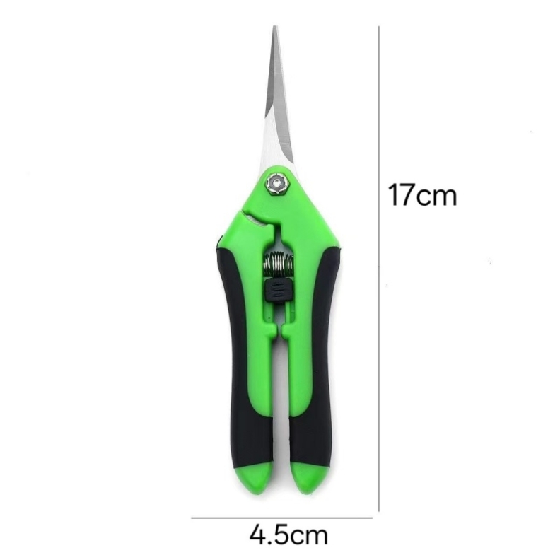 Stainless steel pruning shears and fruit picking shears
