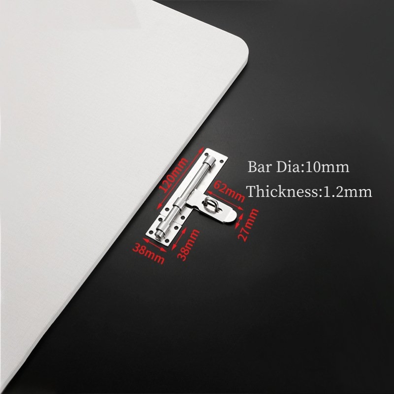 8-inch, 10-inch, 12-inch, 14-inch, and 16-inch door latches