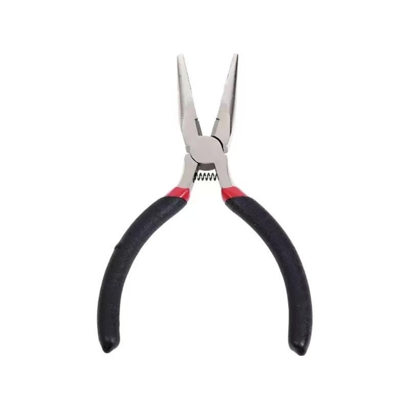Industrial-grade 4.5-inch mini needle-nose pliers