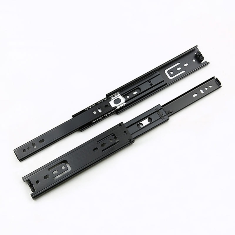 5-inch, 6-inch and 8-inch 35mm wide Three-section slide rails