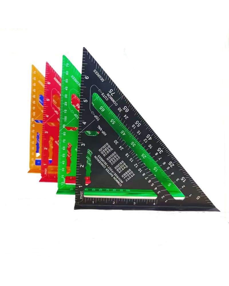 7 inch and 12 inch Aluminum alloy triangle ruler