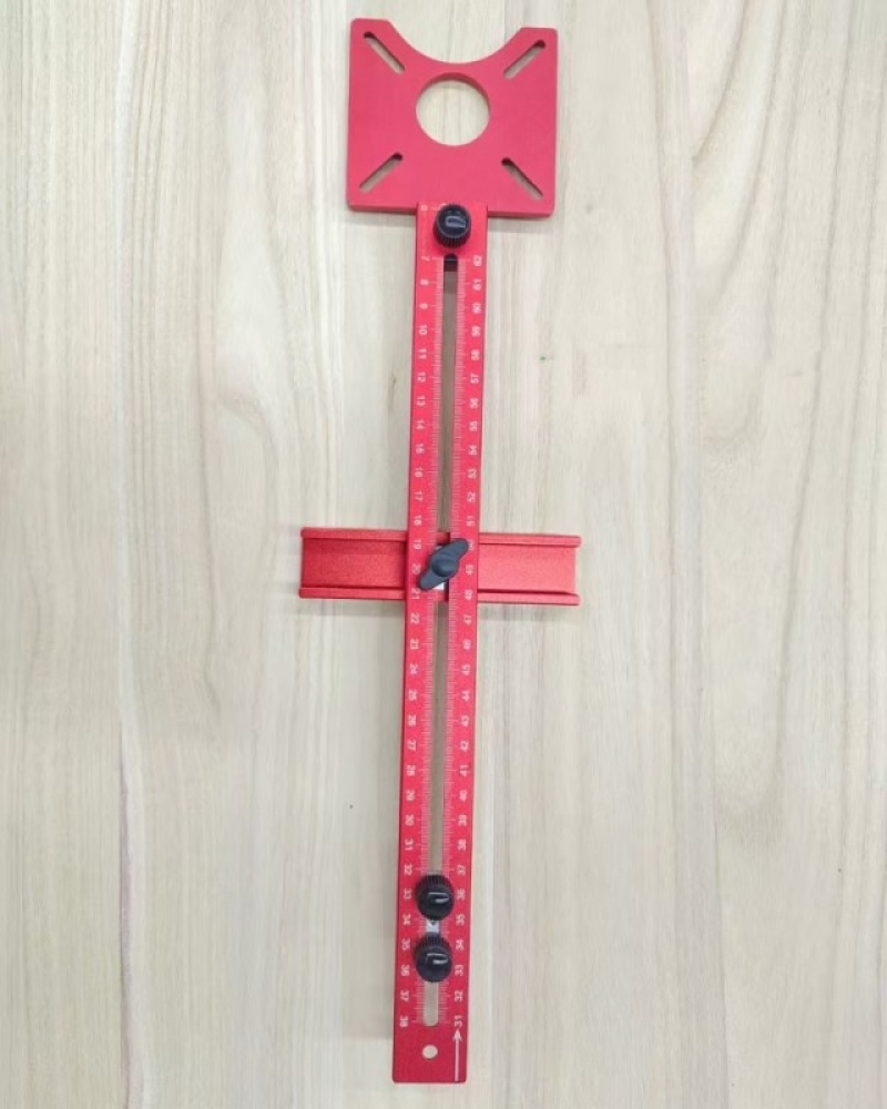 Aluminum alloy woodworking auxiliary ruler