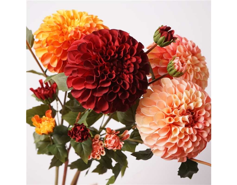 Artificial dahlia wholesale
