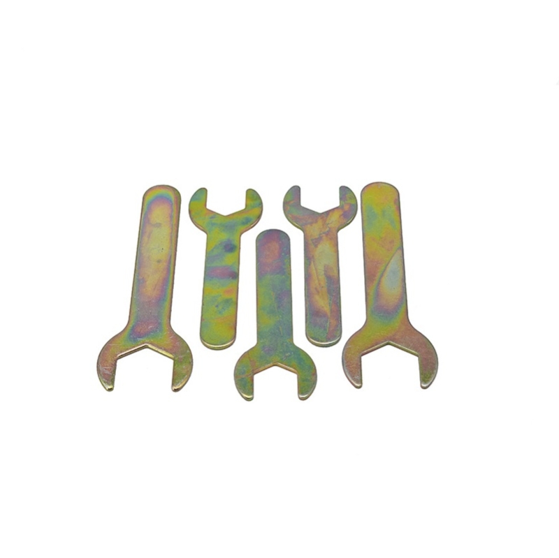Carbon steel zinc-coated simple wrench