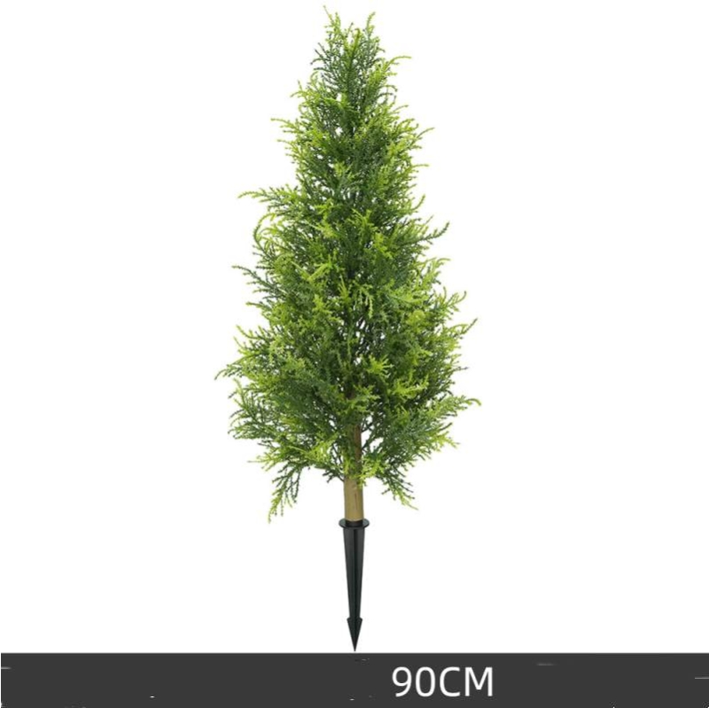 60-90cm realistic cypress tree for planting in the ground