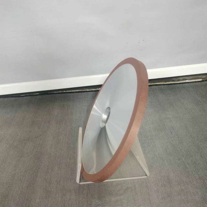 Resin-bonded diamond flat grinding wheel