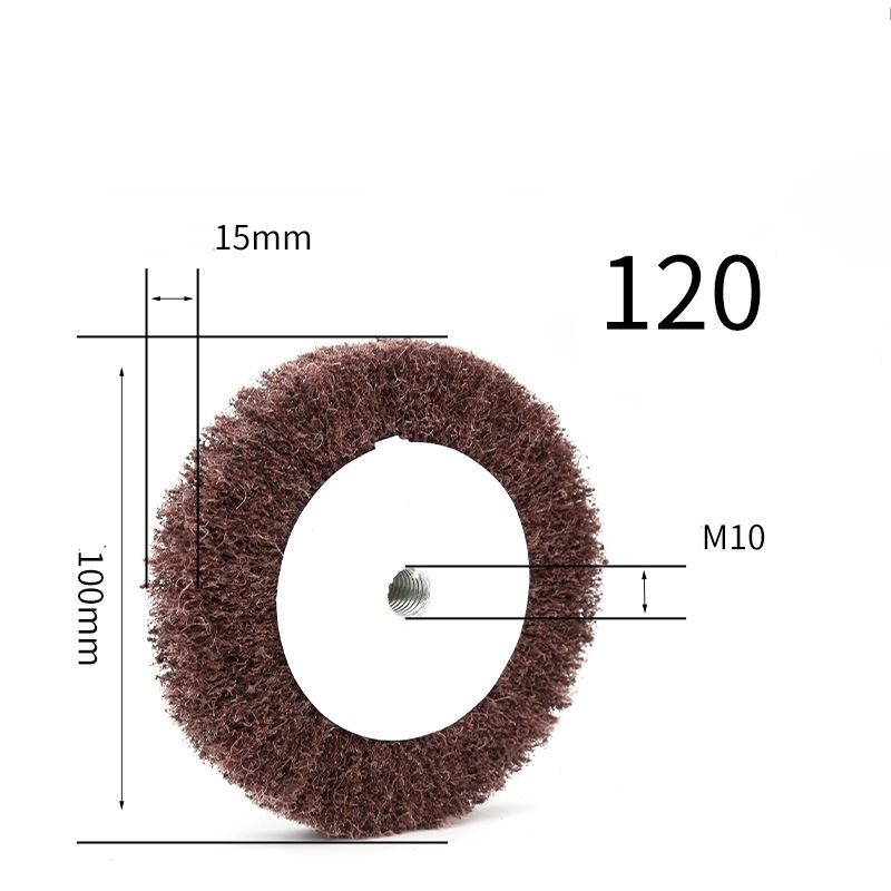 M10 angle grinder special wire drawing wheel