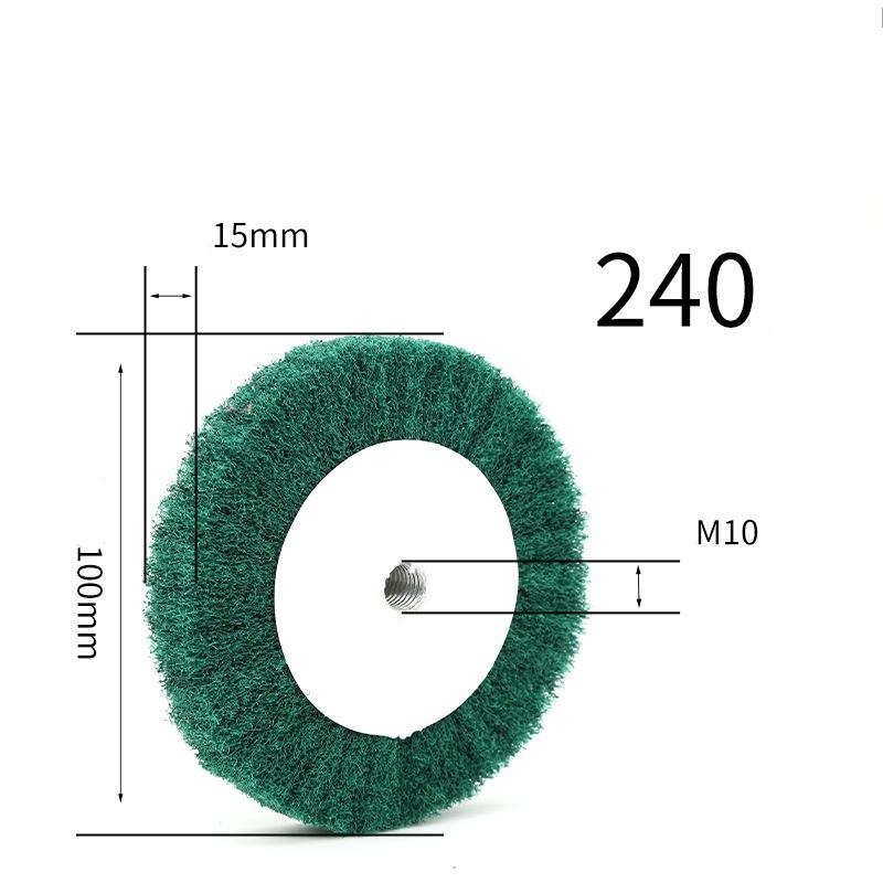 M10 angle grinder special wire drawing wheel