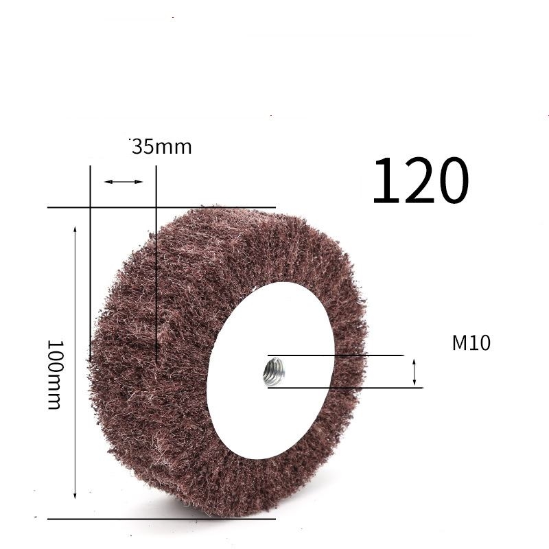 M10 angle grinder special wire drawing wheel