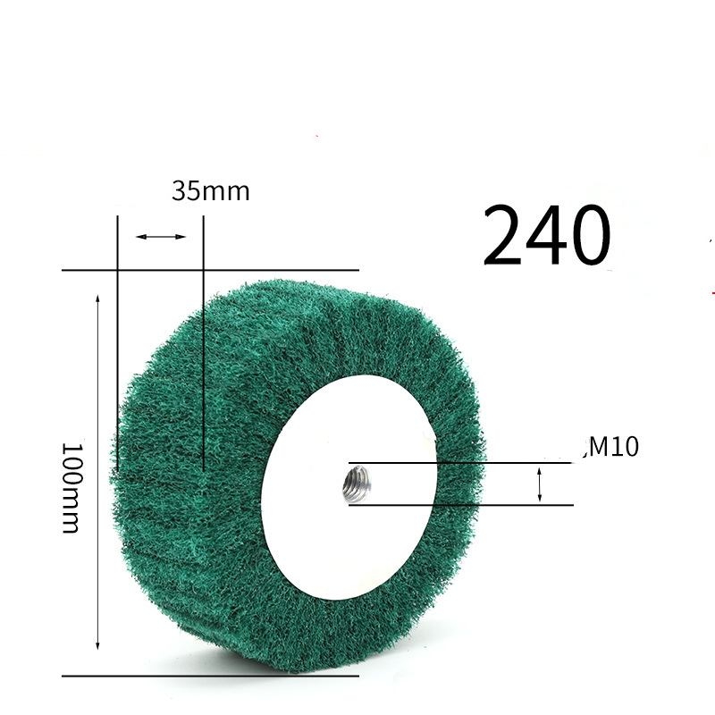 M10 angle grinder special wire drawing wheel