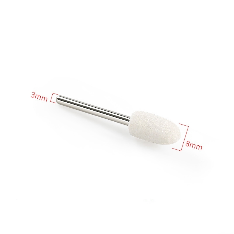 Wool-handled Bullet-shaped grinding head