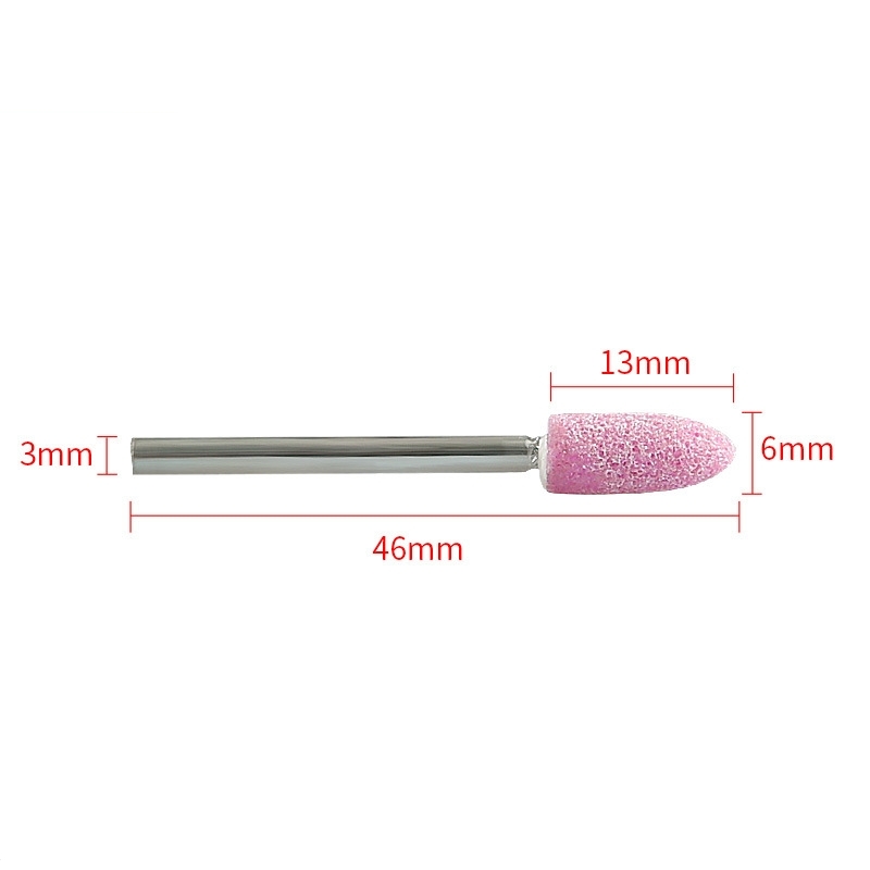 Bullet-shaped flint grinding head