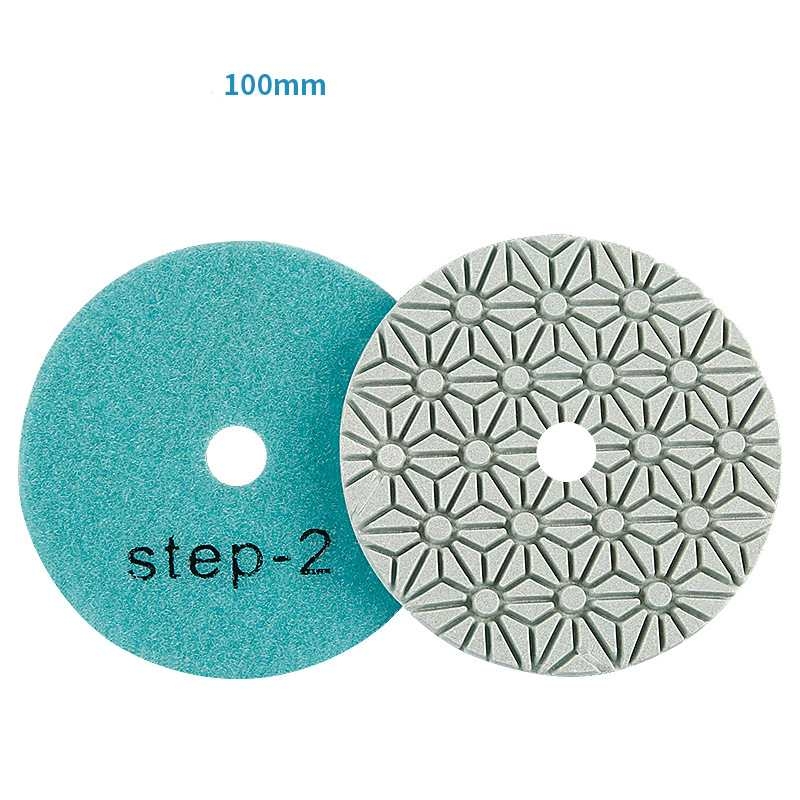 Three-step water-grinding stone polishing pads