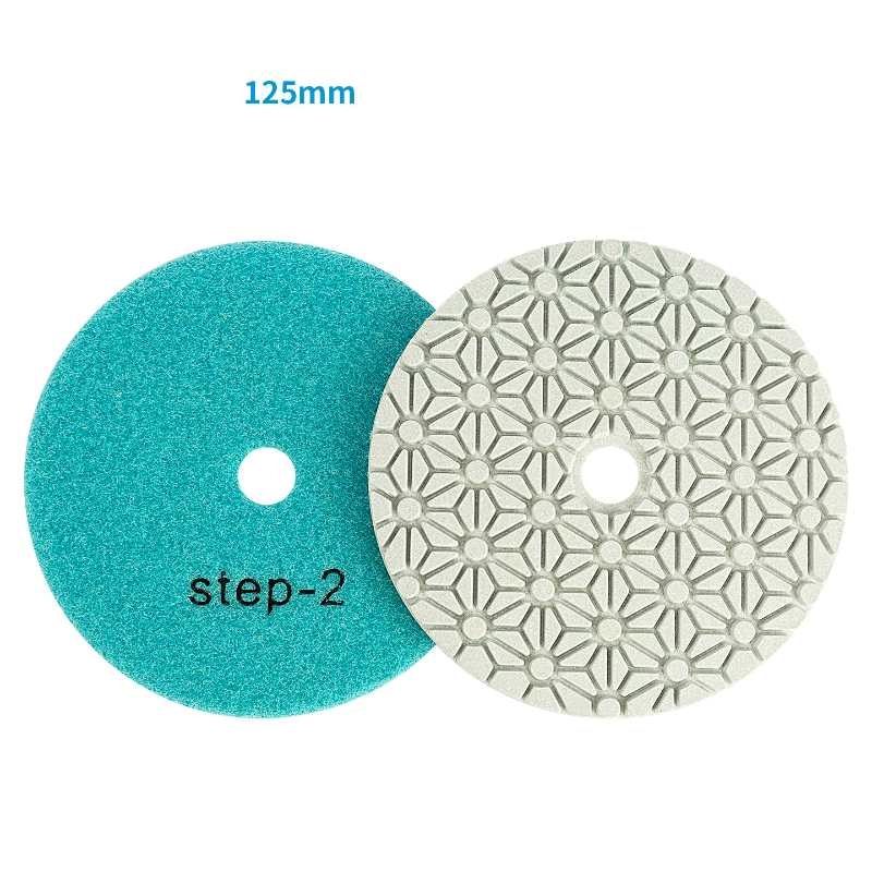 Three-step water-grinding stone polishing pads