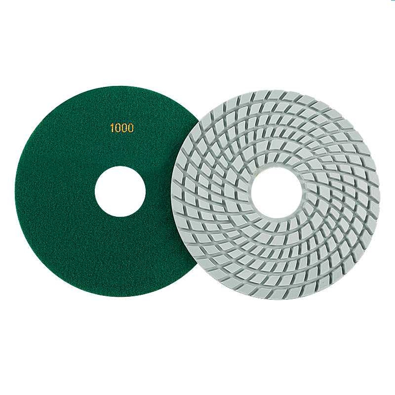 5-inch, 6-inch, 7-inch, 8-inch, 10-inch and 14-inch water-grind stone polishing pads