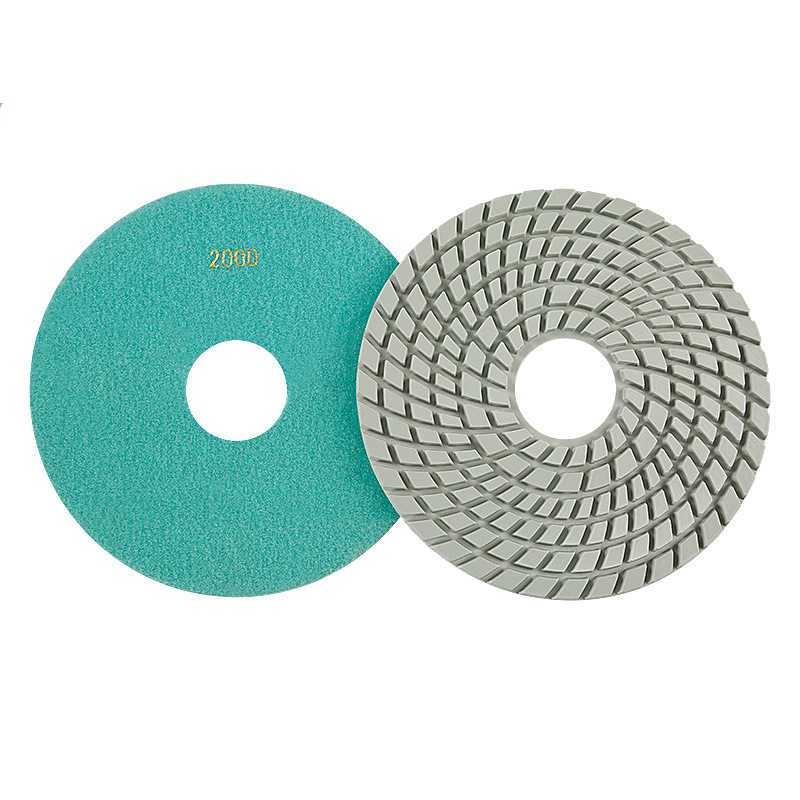 5-inch, 6-inch, 7-inch, 8-inch, 10-inch and 14-inch water-grind stone polishing pads