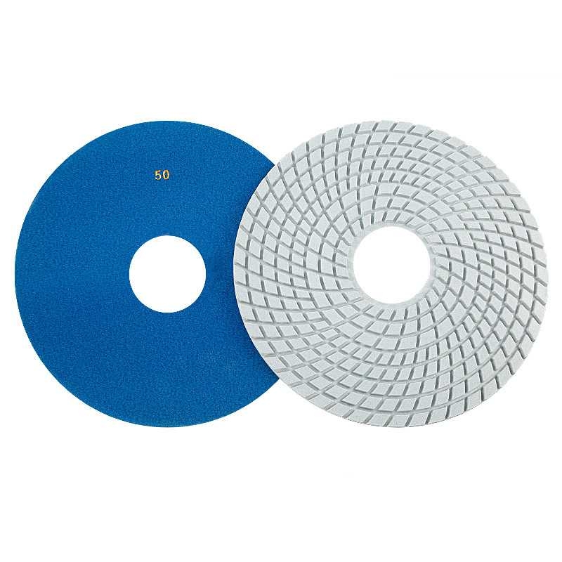 5-inch, 6-inch, 7-inch, 8-inch, 10-inch and 14-inch water-grind stone polishing pads