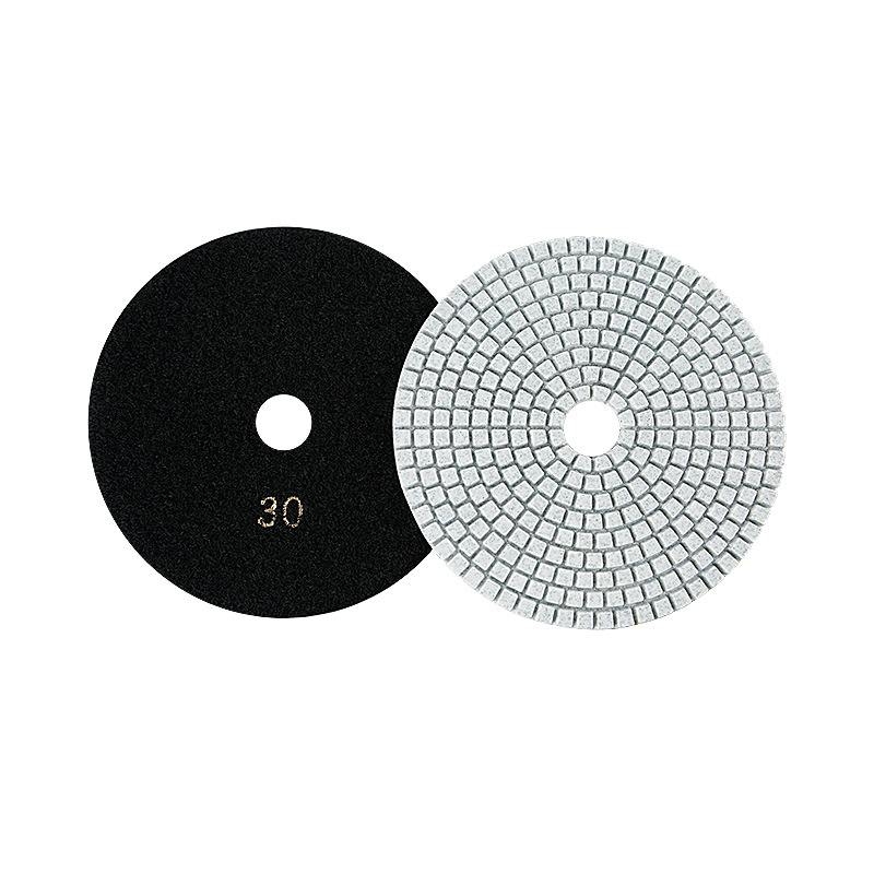 5-inch, 6-inch, 7-inch, 8-inch, 10-inch and 14-inch water-grind stone polishing pads
