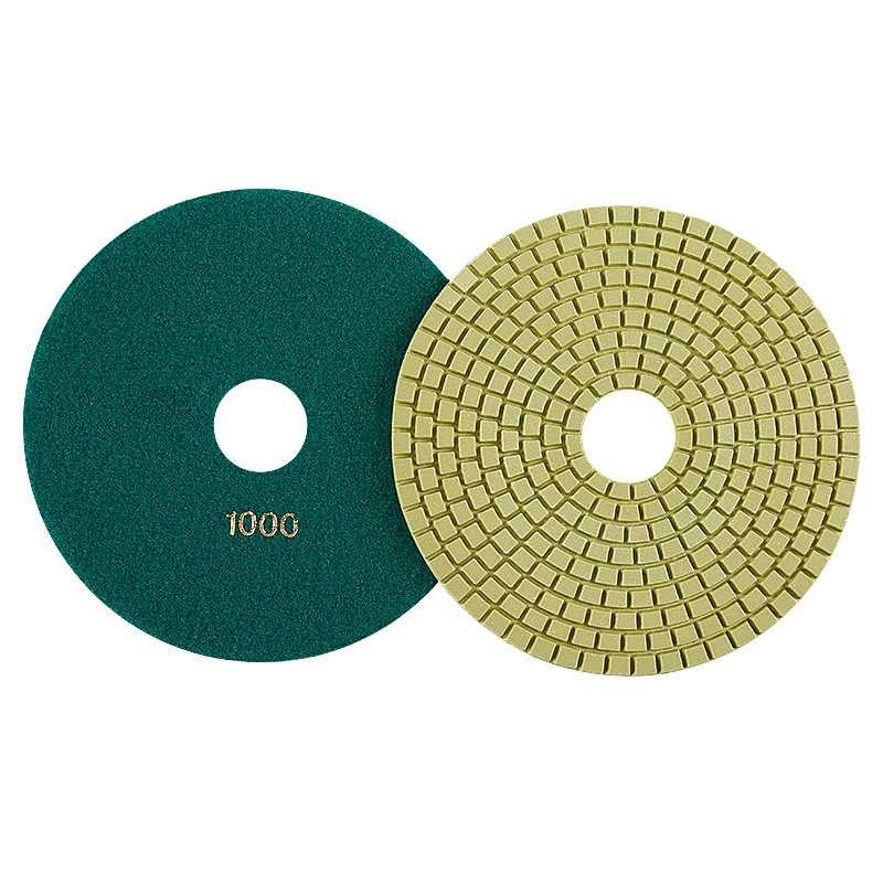 5-inch, 6-inch, 7-inch, 8-inch, 10-inch and 14-inch water-grind stone polishing pads