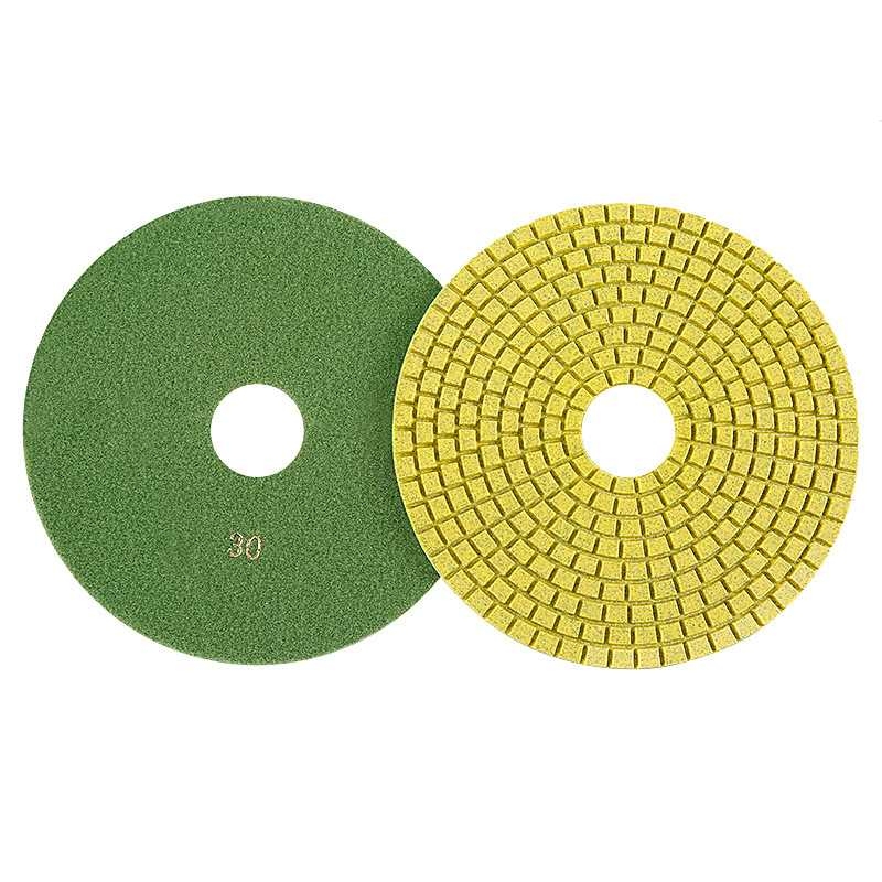 5-inch, 6-inch, 7-inch, 8-inch, 10-inch and 14-inch water-grind stone polishing pads
