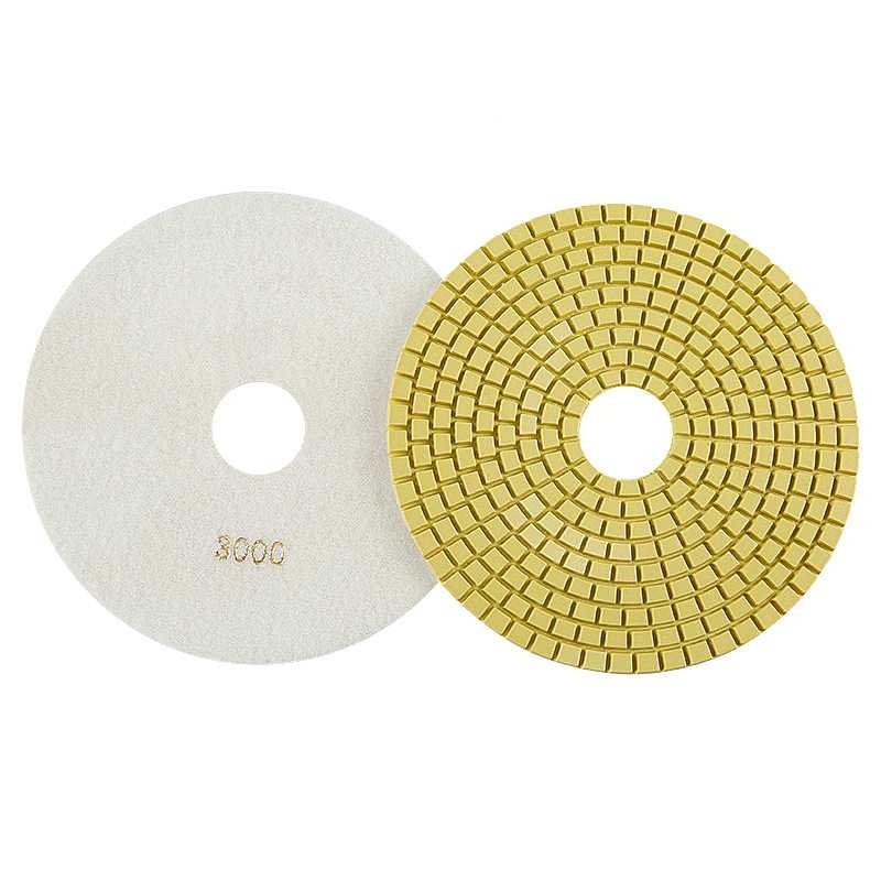 5-inch, 6-inch, 7-inch, 8-inch, 10-inch and 14-inch water-grind stone polishing pads