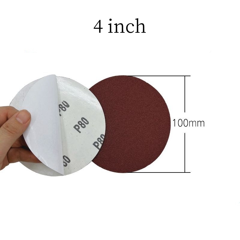 2-inch, 3-inch, 4-inch, 5-inch, 6-inch, 8-inch, 9-inch, 10-inch and12-inch, Adhesive sandpaper