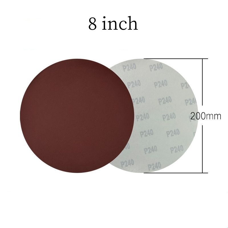 2-inch, 3-inch, 4-inch, 5-inch, 6-inch, 8-inch, 9-inch, 10-inch and12-inch, Adhesive sandpaper