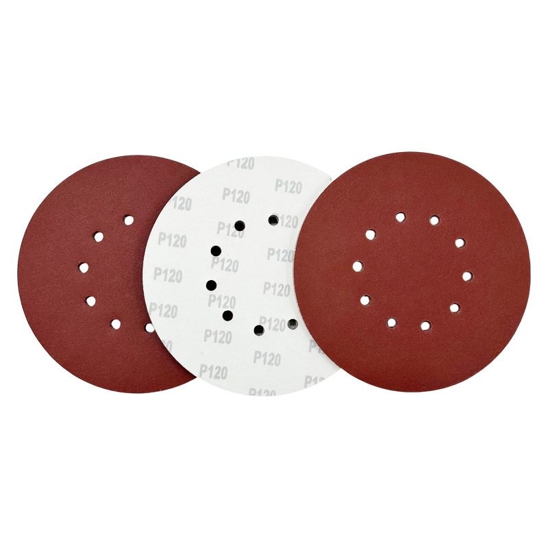 4-inch and 5-inch blue flocked sandpaper