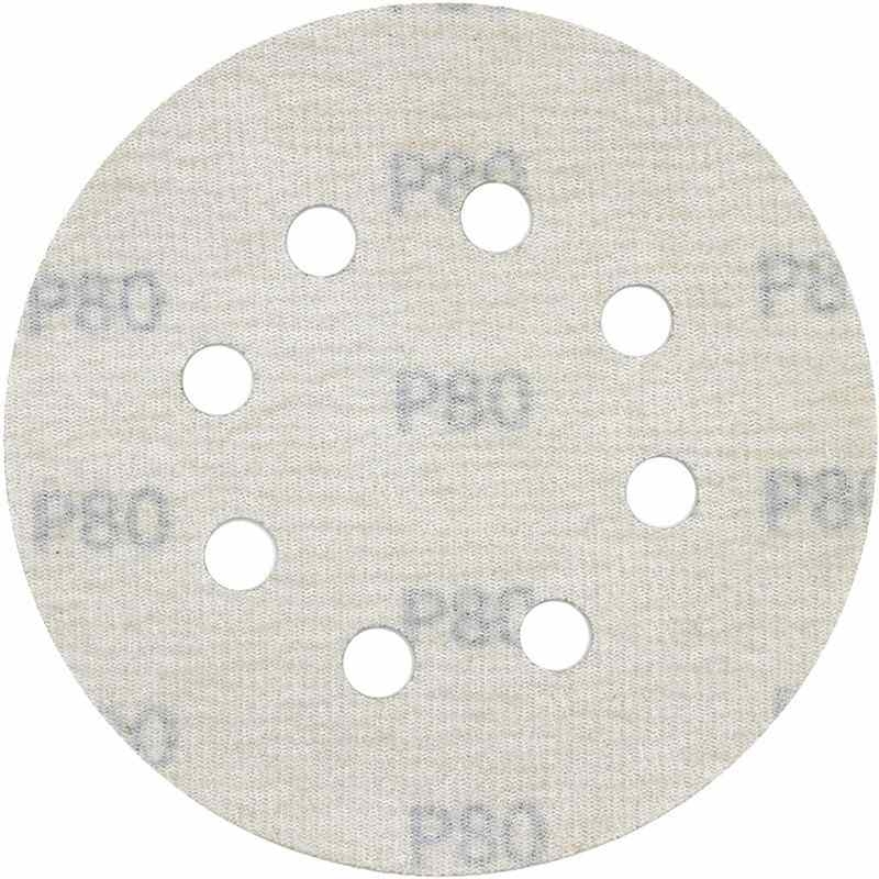 5-inch 8-hole yellow flocked sandpaper