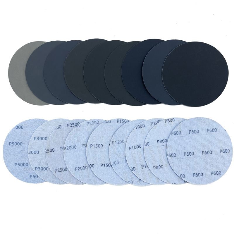 5-inch and 6-inch wet and dry flocked wet sandpaper