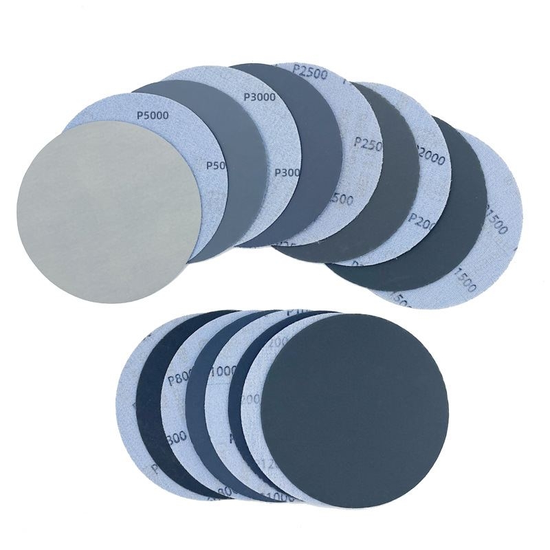 5-inch and 6-inch wet and dry flocked wet sandpaper